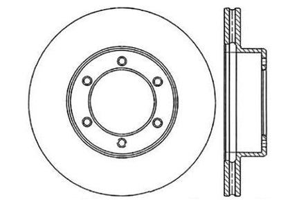 StopTech Premium Cryostop Rotor; Front