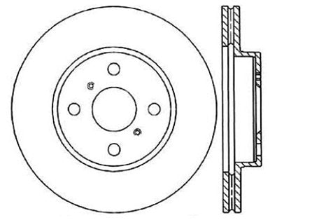 StopTech  Premium Cryostop Rotor; Front