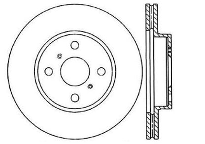 StopTech  Premium Cryostop Rotor; Front