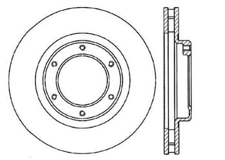StopTech Premium Cryostop Rotor; Front