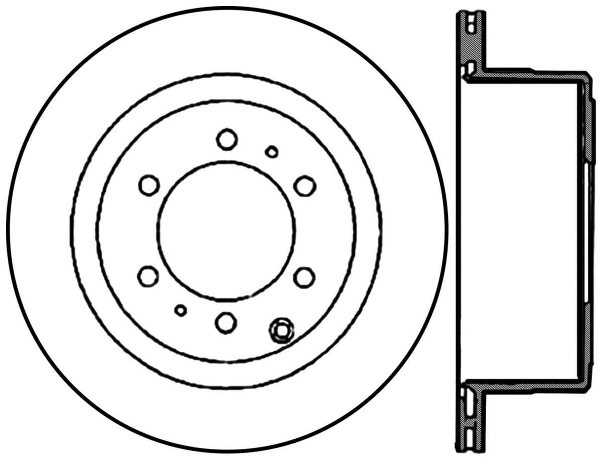 StopTech Premium Cryostop Rotor; Rear