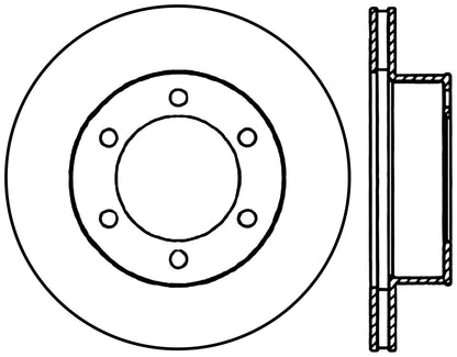 StopTech Premium Cryostop Rotor; Front