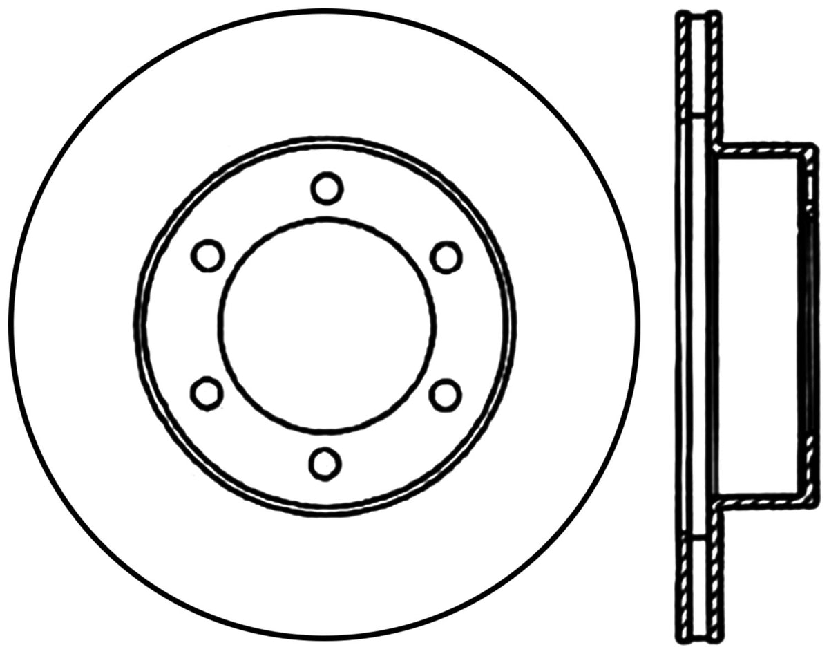 StopTech Premium Cryostop Rotor; Front