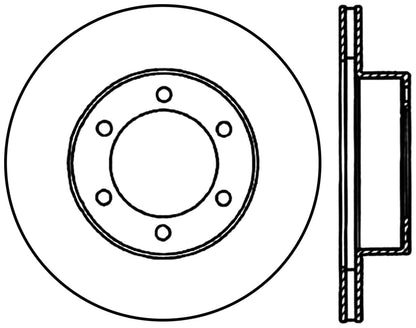 StopTech Premium Cryostop Rotor; Front