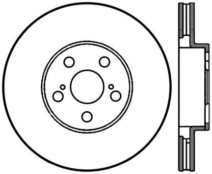 StopTech Premium Cryostop Rotor; Front