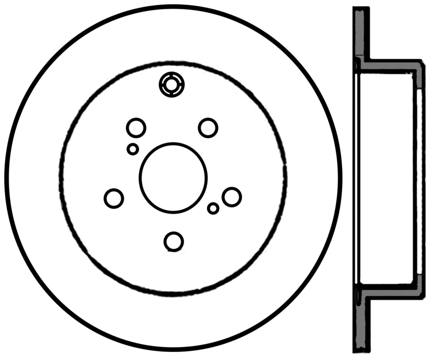 StopTech Premium Cryostop Rotor; Rear