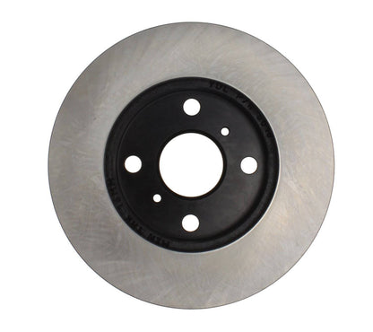 Centric Parts Disc Brake Rotor Premium with Painted Hat and Edge for Toyota Echo 2000, Yaris 2004-2005 120.44116