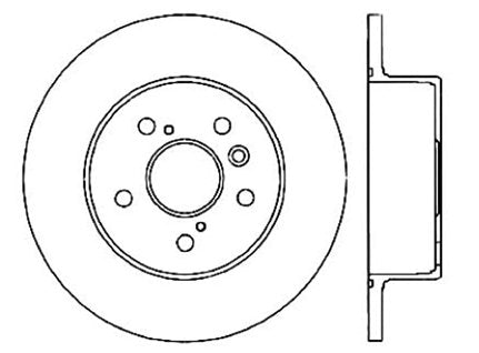 StopTech Premium Cryostop Rotor; Rear