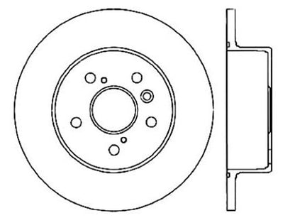 StopTech Premium Cryostop Rotor; Rear
