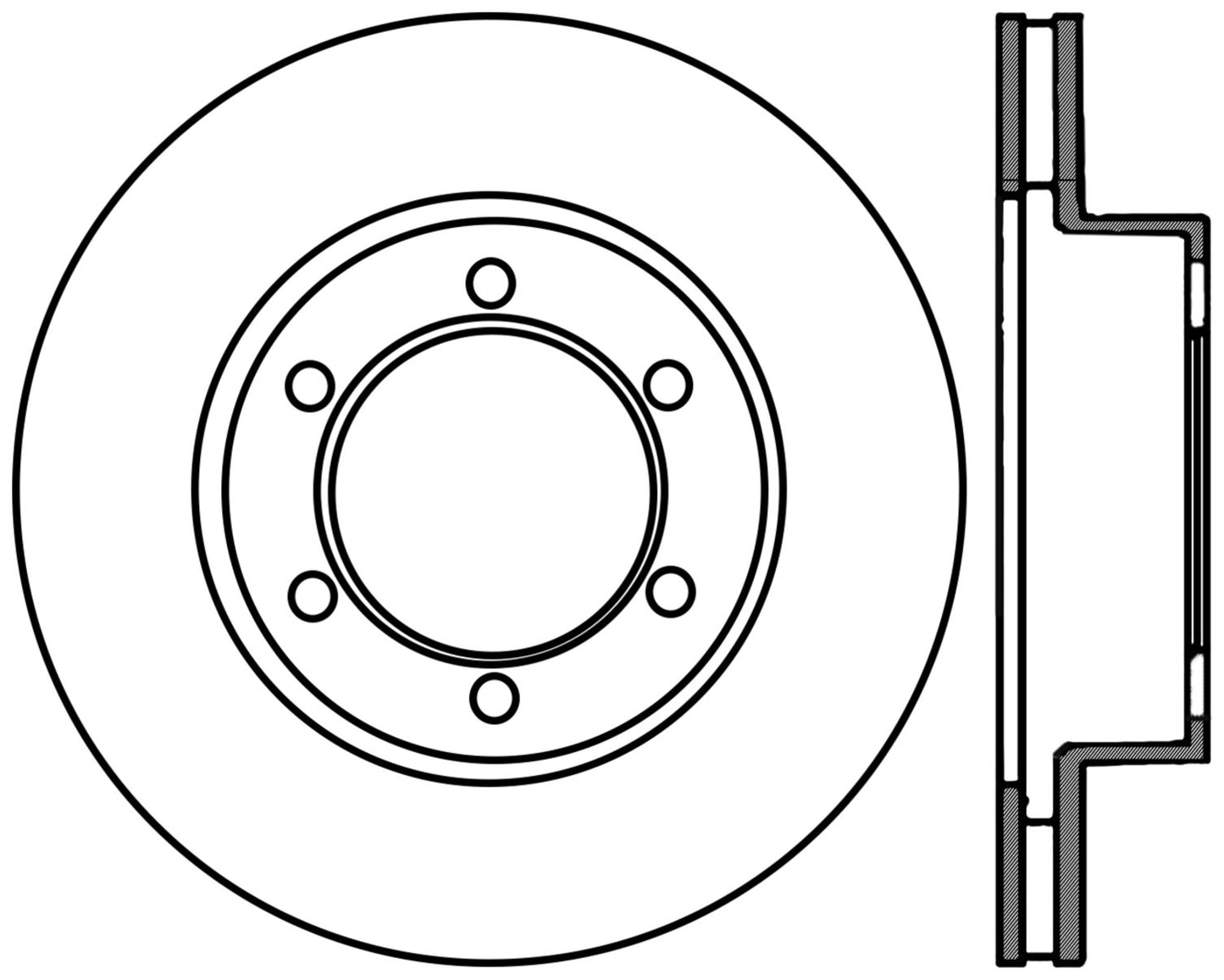 StopTech Premium Cryostop Rotor; Front