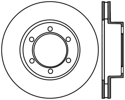 StopTech Premium Cryostop Rotor; Front