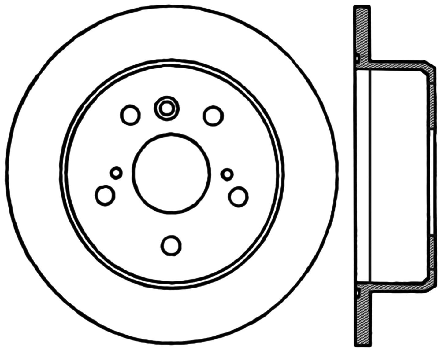 StopTech Premium Cryostop Rotor; Rear