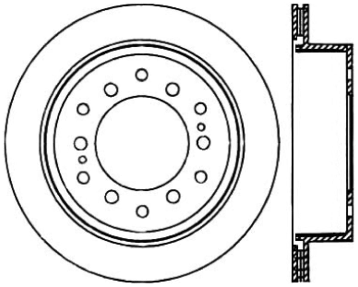 StopTech  Premium Cryostop Rotor; Rear