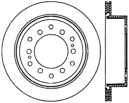 StopTech  Premium Cryostop Rotor; Rear