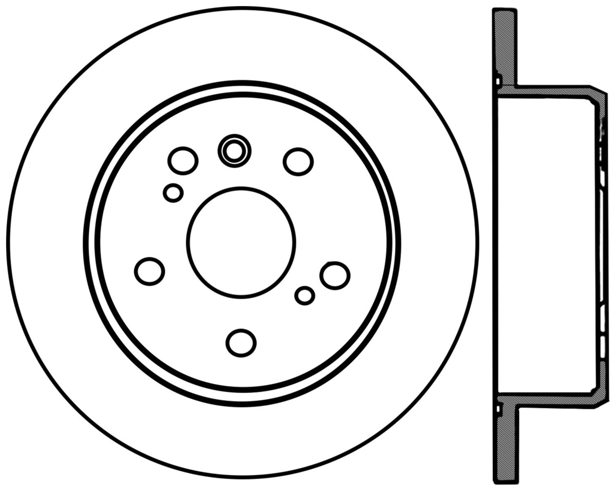 StopTech Premium Cryostop Rotor; Rear