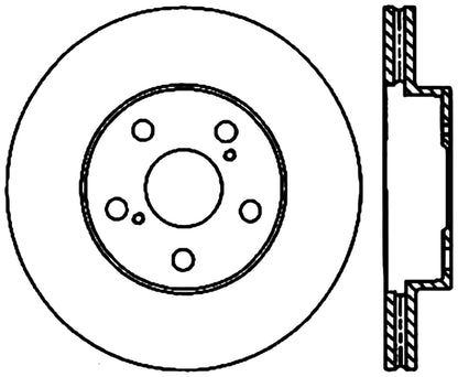 StopTech Premium Cryostop Rotor; Front