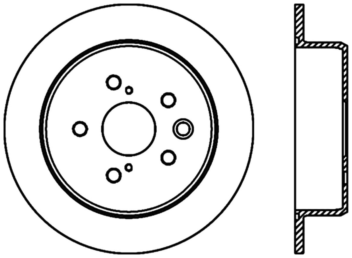 StopTech Premium Cryostop Rotor; Rear