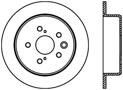 StopTech Premium Cryostop Rotor; Rear