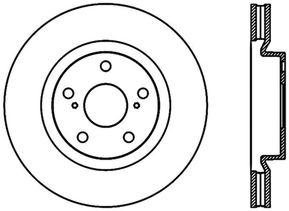 StopTech Premium Cryostop Rotor; Front
