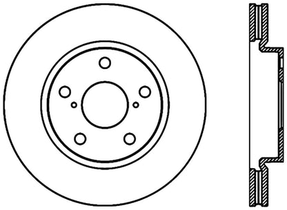 StopTech Premium Cryostop Rotor; Front