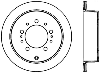 StopTech Premium Cryostop Rotor; Rear