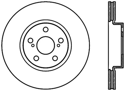 StopTech Premium Cryostop Rotor; Front