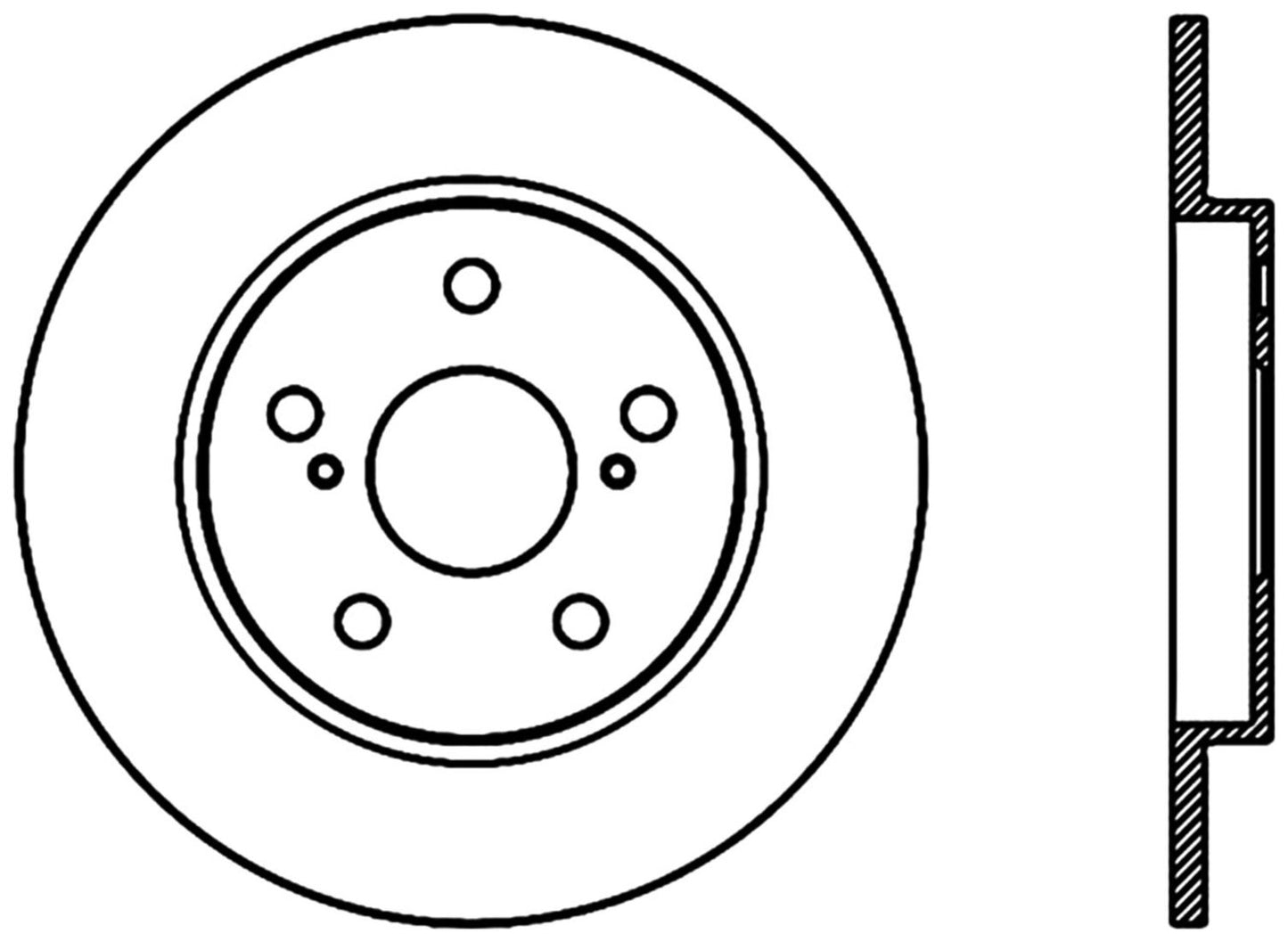 StopTech Premium Cryostop Rotor; Rear