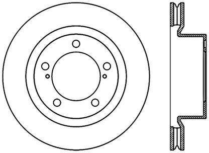 StopTech Premium Cryostop Rotor; Front