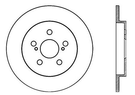 StopTech  Premium Cryostop Rotor; Rear