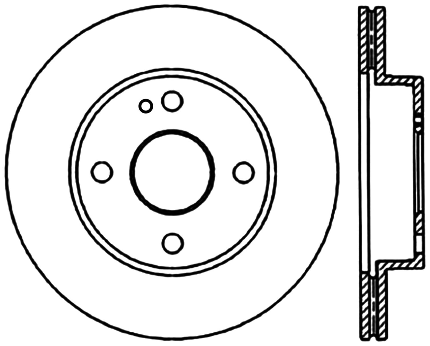 StopTech Premium Cryostop Rotor; Front