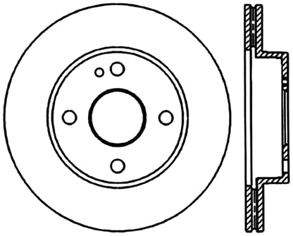 StopTech Premium Cryostop Rotor; Front