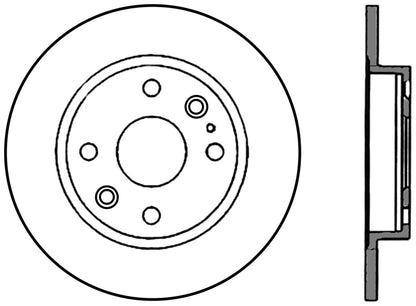 StopTech Premium Cryostop Rotor; Rear