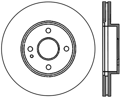 StopTech Premium Cryostop Rotor; Front