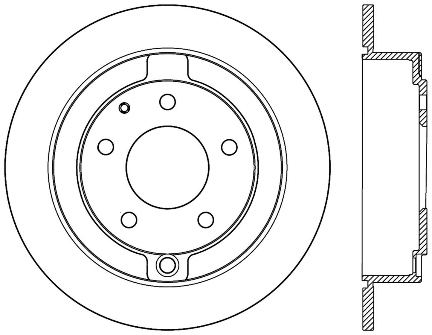 Stoptech Centric Mazda Premium Brake CryoStop Rotor 120.45045CRY