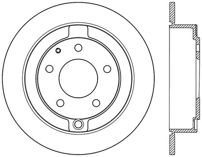 Stoptech Centric Mazda Premium Brake CryoStop Rotor 120.45045CRY