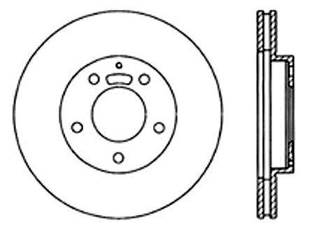 Stoptech Centric Mazda Premium Brake CryoStop Rotor 120.45045CRY