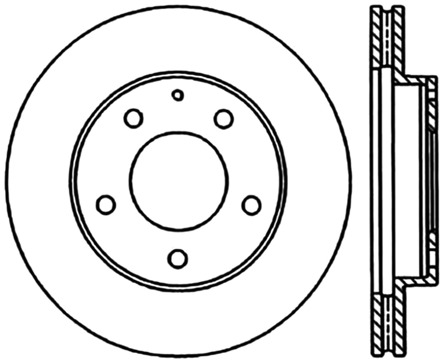 StopTech Premium Cryostop Rotor; Front