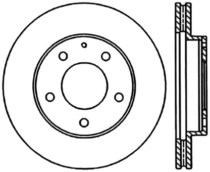 StopTech Premium Cryostop Rotor; Front
