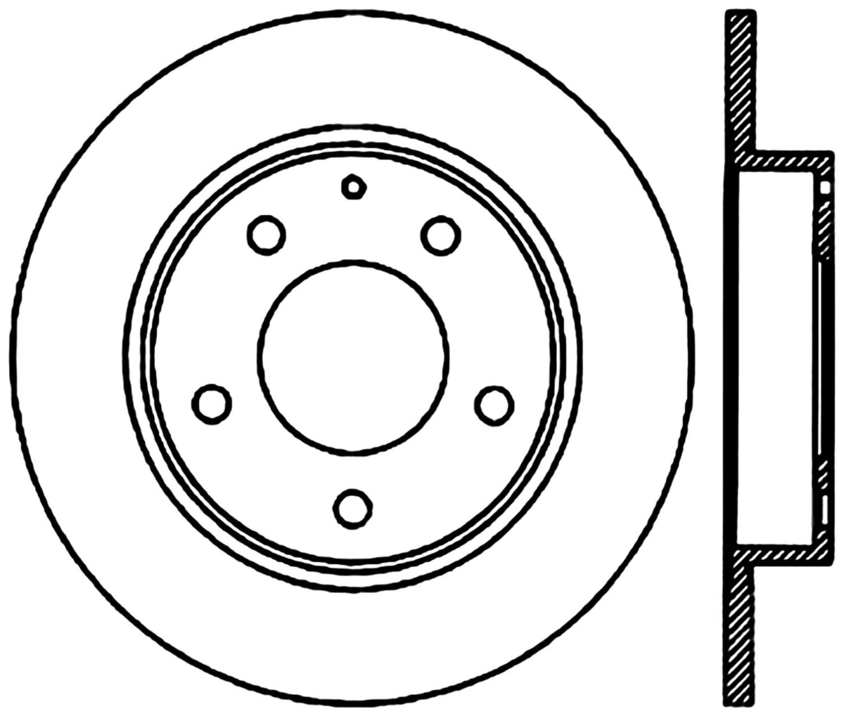StopTech  Premium Cryostop Rotor; Rear