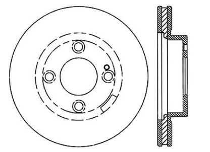 StopTech Premium Cryostop Rotor; Front