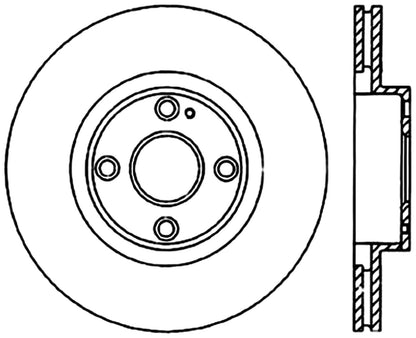 StopTech Premium Cryostop Rotor; Front
