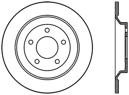 StopTech Premium Cryostop Rotor; Rear
