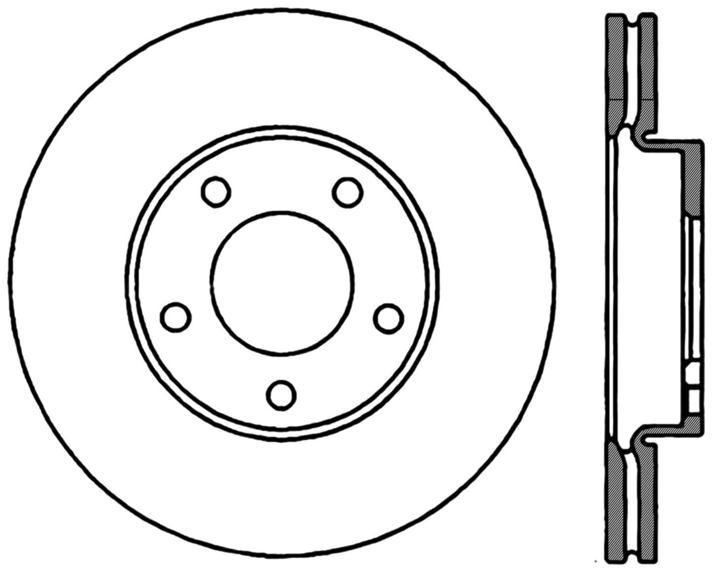 StopTech Premium Cryostop Rotor; Front