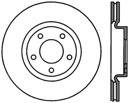 StopTech Premium Cryostop Rotor; Front