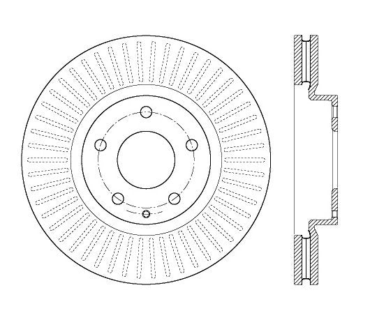 StopTech Premium Cryostop Rotor; Front