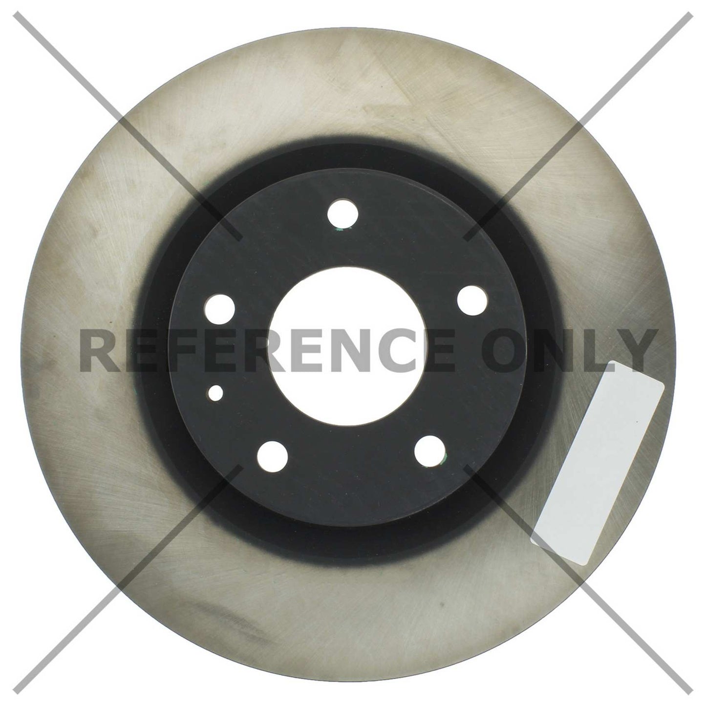 Centric Parts Disc Brake Rotor Premium with painted hat and edge for 2019-2022 Mazda 3 CX-30 120.45099