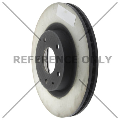 Centric Parts Disc Brake Rotor Premium with painted hat and edge for 2019-2022 Mazda 3 CX-30 120.45099