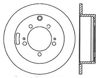 StopTech Premium Cryostop Rotor; Rear