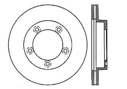 StopTech Premium Cryostop Rotor; Front