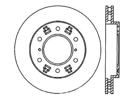 StopTech Premium Cryostop Rotor; Front
